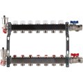 Коллектор из нержавеющей стали в сборе без расходомеров ROMMER 7 выходов, RMS-3210-000007