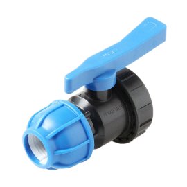 Кран муфта шаровой Pro Aqua ПНД UNIO D 63x2 вр, 9910000000F063