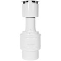 STOUT SCR-6010-800002 STOUT Оголовок вертикальный с ветрозащитой традиц. коакс. D60(п)/100(п) БЕЛЫЙ узкий, SCR-6010-800002