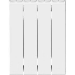 Радиатор биметаллический RIFAR SUPReMO VENTIL 350 SVR 4 секции нижнее правое подключение (белый RAL 9016), 4RS35.VR-4