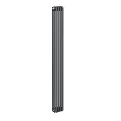 Трубчатый радиатор RIFAR TUBOG 3180/6  секций нижнее подключение D1 (Титан), TUB 3180-06-D1-TI