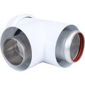 Тройник Vaillant 87 с ревизией труб 80/125, 303612