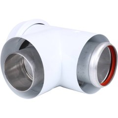 Тройник Vaillant 87 с ревизией труб 80/125, 303612