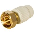 Муфта Ekoplastik ППР с евроконусом и накидной гайкой 20х3/4, SZM02025ERCT