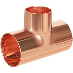 Тройник JINTIAN ВП 35x28x35 из меди под пайку, JT-15130352835