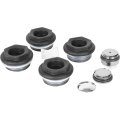 Присоединительный набор для радиатора Global 011046 07 Global KIT 1/2 (цвет cod.07 grigio scuro opaco mettalizzato (черный)), A046KIT1/207