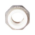 Муфта комбинированная Pro Aqua d=25-3/4 PP-R разъемная (американка) УСИЛЕННАЯ ВР Белая, PA20014S
