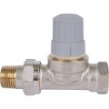 Клапан прямой Danfoss RA-G для однотр. насосной и двухтр.систем отопления Д 15 мм, 013G1675(013G7024)