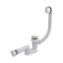 Сифон для ванны AlcaPlast CLICK/CLACK, металл, A504CKM