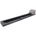 Внутрипольный конвектор STOUT SCQ-1100 75х240х1750 (Решётка роликовая) правое подключение, SCQ-1100-0724175