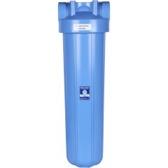 Корпус 20ВВ AquaFilter AQM вход 1 фильтр в сборе (колба, ключ, кронштейн, манометр) без картриджа, FH20B1-B-WB