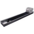 Внутрипольный конвектор STOUT SCN-1100 80х190х1200 (Решётка роликовая) правое подключение, SCN-1100-0819120