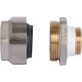 Фитинг Meibes резьбовой латунный Plus для стальных труб 3/4”*3/4” НР, F13080