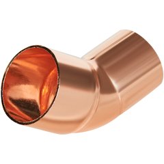 Отвод JINTIAN 45° ВП-НП 22 из меди 22 под пайку, JT-1504022