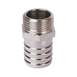 Штуцер STOUT НР никелированный 3/8 x14, SFT-0067-003814