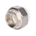 Муфта комбинированная Pro Aqua d=32-1 PP-R разъемная (американка) УСИЛЕННАЯ ВР Белая, PA20018S