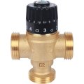 Термостатический смесительный клапан для систем отопления и ГВС STOUT 30-65°С KV 2,3, SVM-0125-236525