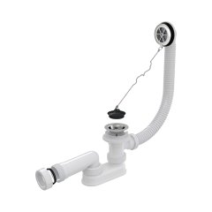 Сифон для ванны AlcaPlast, хром, A501