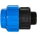 Муфта ПНД Политэк переходная с наружной резьбой 50 х 1 1/2 ТПК-АКВА, 50030050