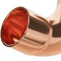 Отвод JINTIAN 90° ВП-ВП 15 из меди под пайку, JT-15002A15E