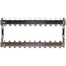 Коллектор из нержавеющей стали без расходомеров ROMMER 12 выходов, RMS-3200-000012