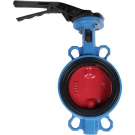 Затвор поворотно-дисковый Tecofi VPI4448 DN 125 PN 16 межфланцевый с ручкой из чугуна EPDM, VPI4448-02EP0125