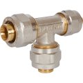 Тройник переходной STOUT 20x20x16 для металлопластиковых труб винтовой, SFS-0010-202016