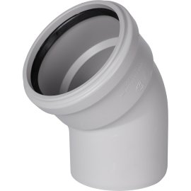 Отвод канализационный бесшумный STOUT D110х45°, SKB-0010-011045