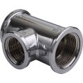 Тройник TIEMME 3/4х1/2х3/4 ВР хром, 1500596