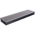 Внутрипольный конвектор STOUT SCQ-1100 75х240х800 (Решётка роликовая) правое подключение, SCQ-1100-0724080