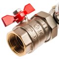 Распределительный коллектор из латуни с расходомерами STOUT 10 выходов, SMB 0473 000010
