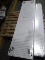 Уцененный товар (битый угол): Стальной панельный радиатор Kermi Profil-V FTV 12/500/2000 нижнее подключение (белый RAL 9016)