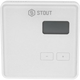 Беспроводной комнатный двухпозиционный регулятор STOUT ST-294v2, белый, STE-0101-029421