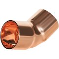 Отвод JINTIAN 45° ВП-ВП 15 из меди 15 под пайку, JT-1504115