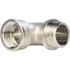 Угольник никелированный STOUT НВ 1  с упором, SFT-0016-000001