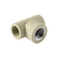 Тройник комбинированный Pro Aqua d=20-3/4 PP-R ВР Серый, PA24010PG