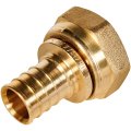 Переходник с накидной гайкой ROMMER 25xG 1 для труб из сшитого полиэтилена аксиальный, RFA-0019-002510