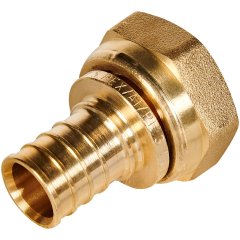 Переходник с накидной гайкой ROMMER 25xG 1 для труб из сшитого полиэтилена аксиальный, RFA-0019-002510