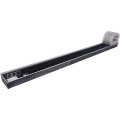 Внутрипольный конвектор STOUT SCN-1100 80х190х2000 (Решётка роликовая) правое подключение, SCN-1100-0819200