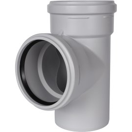 Тройник канализационный бесшумный STOUT D110x110/ 87,5°, SKB-0016-111187
