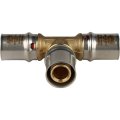 Тройник STOUT равнопроходный 20х20х20 для металлопластиковых труб прессовой, SFP-0006-202020
