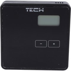 Проводной комнатный двухпозиционный терморегулятор, черный TECH ST-294 v 1, WG.11.0459