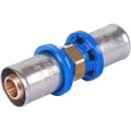 Муфта Prandelli Multyrama 16х2.0 профиль H, TH, U для металлопластиковых труб прессовой, 509.03.11.6
