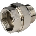Разъемное соединение STOUT американка ВН никелированное, уплотнение под гайкой 2 o-ring кольцо, SFT-0041-000002